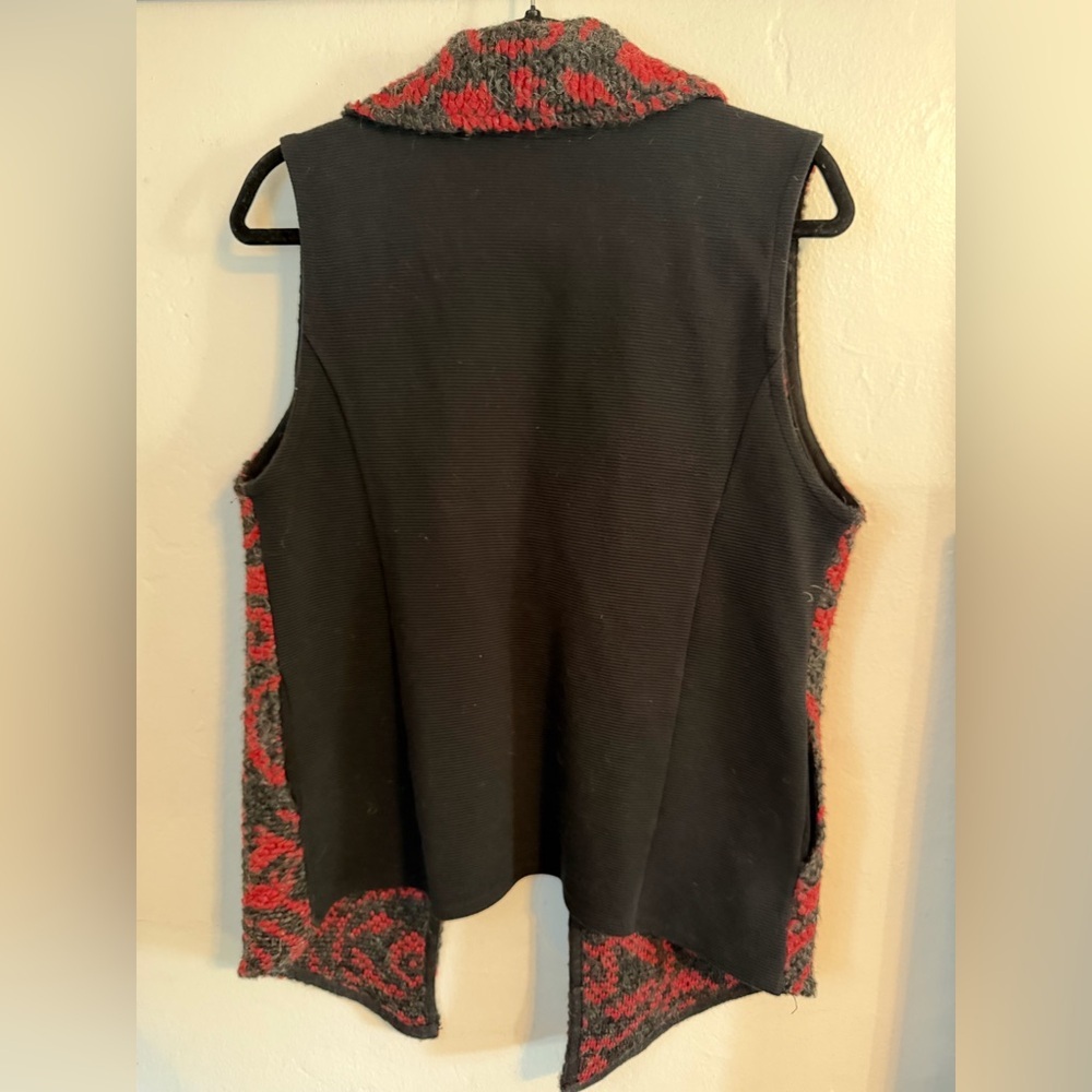 Dolan Left Coast Collection Textured Wool Blend Vest Size Small Made in USA - Picture 6 of 7
